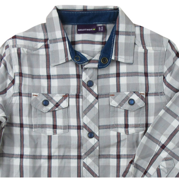 Chemise - SERGENT MAJOR - 3 ans (98) – Vêtement d’occasion bébé/enfant Sergent Major – Les Ptits Potes