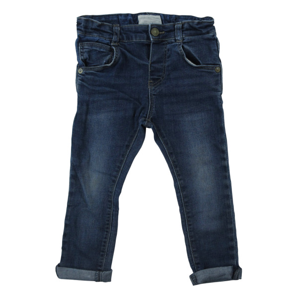 Jeans - Zara - 2-3 jaar 98 cm – Tweedehands baby- en kinderkleding van Zara – Les Ptits Potes