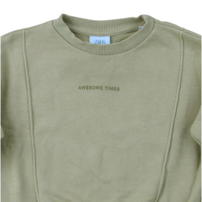 Sweat - ZARA - 9-12 mois (80) – Vêtement d’occasion bébé/enfant Zara – Les Ptits Potes
