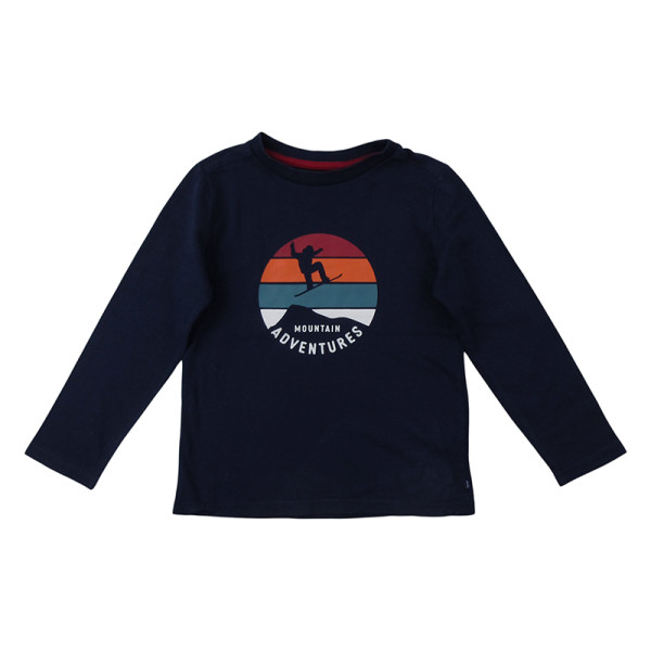 Langarmshirt - Okaidi-Obaibi - 110 cm (5 Jahre) – Secondhand-Babykleidung/-Kinderkleidung von Okaidi-Obaibi – Les Ptits Potes