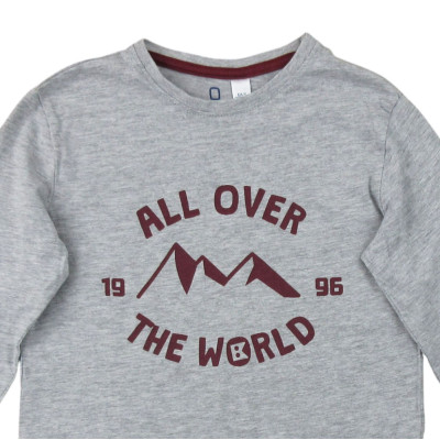 T-shirt met lange mouwen - Okaidi-Obaibi - 116 cm (6 jaar) – Tweedehands baby- en kinderkleding van Okaidi-Obaibi – Les Ptits