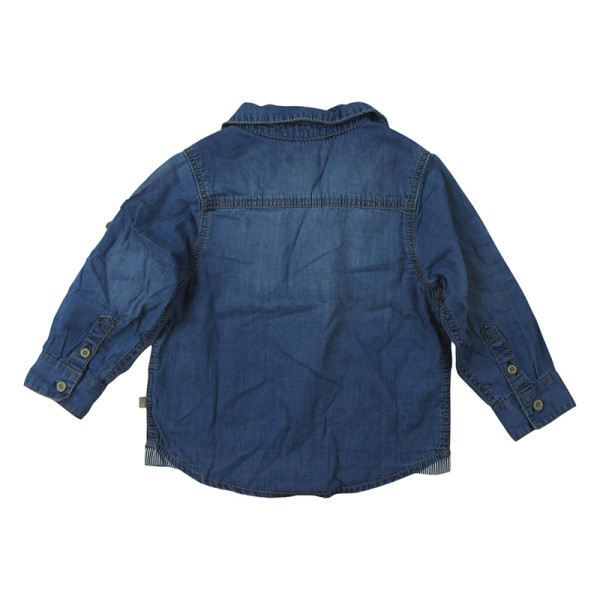 Chemise neuve - OBAÏBI - 18 mois – Vêtement d’occasion bébé/enfant Okaidi-Obaibi – Les Ptits Potes