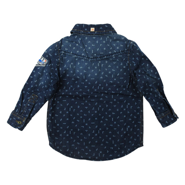 Overhemd met lange mouwen - Mexx - 12-18 maanden (86) – Tweedehands baby- en kinderkleding van Mexx – Les Ptits Potes