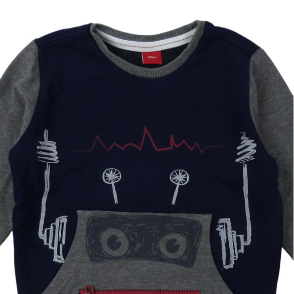 Sweater - s.Oliver - 6-7 jaar 116-122 cm – Tweedehands baby- en kinderkleding van s.Oliver – Les Ptits Potes