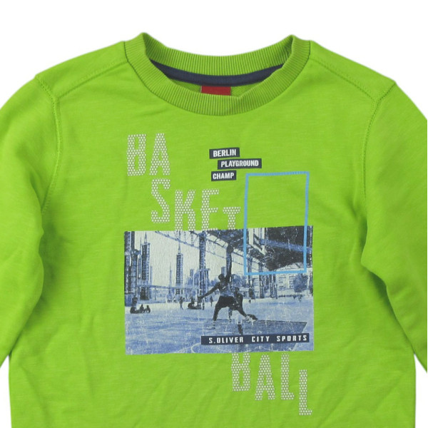 Sweatshirt - s.Oliver - 4-5 Jahre 104-110 cm – Secondhand-Babykleidung/-Kinderkleidung von s.Oliver – Les Ptits Potes