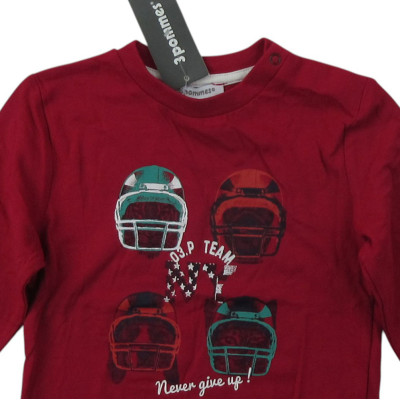 Langarmshirt - 3 pommes - 80 cm (12 Monate) – Secondhand-Babykleidung/-Kinderkleidung von 3 pommes – Les Ptits Potes