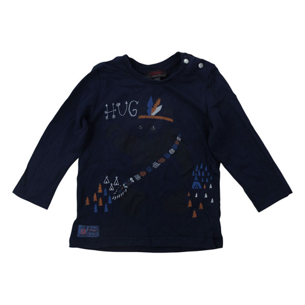 Langarmshirt - Catimini - 18 Monate – Secondhand-Babykleidung/-Kinderkleidung von Catimini – Les Ptits Potes