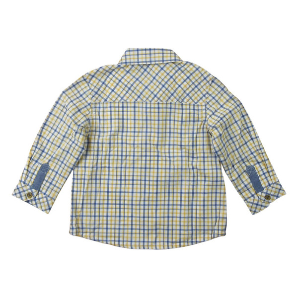 Overhemd met lange mouwen - Sergent Major - 18 maanden – Tweedehands baby- en kinderkleding van Sergent Major – Les Ptits Pot