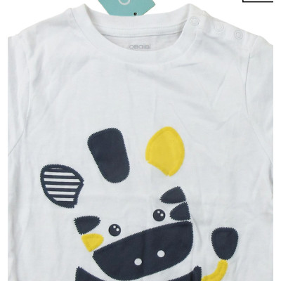 T-Shirt neuf - OBAÏBI - 18 mois – Vêtement d’occasion bébé/enfant Okaidi-Obaibi – Les Ptits Potes