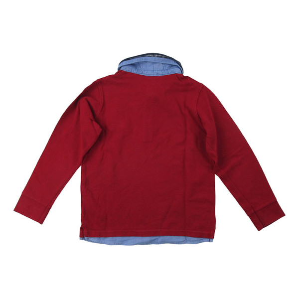 Polo met lange mouwen - Okaidi-Obaibi - 116 cm (6 jaar) – Tweedehands baby- en kinderkleding van Okaidi-Obaibi – Les Ptits Po