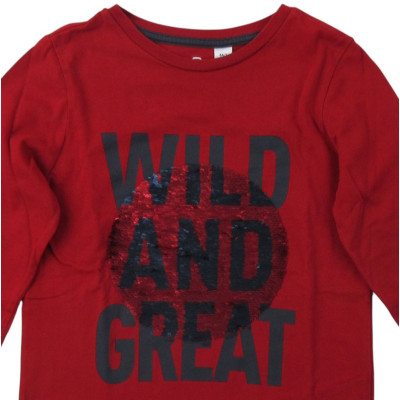 Langarmshirt - Okaidi-Obaibi - 116 cm (6 Jahre) – Secondhand-Babykleidung/-Kinderkleidung von Okaidi-Obaibi – Les Ptits Potes