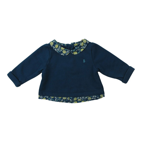 Sweatshirt - Okaidi-Obaibi - 59 cm (3 Monate) – Secondhand-Babykleidung/-Kinderkleidung von Okaidi-Obaibi – Les Ptits Potes