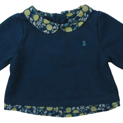 Sweatshirt - Okaidi-Obaibi - 59 cm (3 Monate) – Secondhand-Babykleidung/-Kinderkleidung von Okaidi-Obaibi – Les Ptits Potes