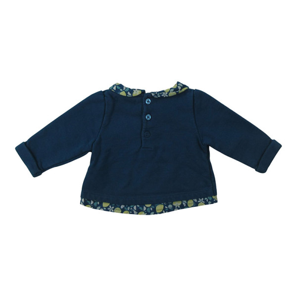 Sweatshirt - Okaidi-Obaibi - 59 cm (3 Monate) – Secondhand-Babykleidung/-Kinderkleidung von Okaidi-Obaibi – Les Ptits Potes