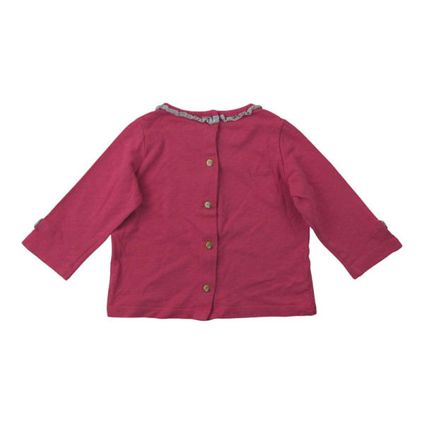 Langarmshirt - Sergent Major - 71 cm (9 Monate) – Secondhand-Babykleidung/-Kinderkleidung von Sergent Major – Les Ptits Potes