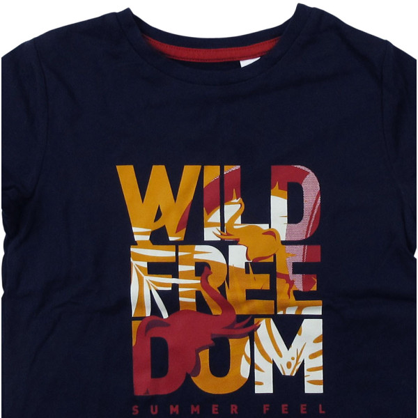 T-Shirt - OKAÏDI - 4 ans (104) – Vêtement d’occasion bébé/enfant Okaidi-Obaibi – Les Ptits Potes