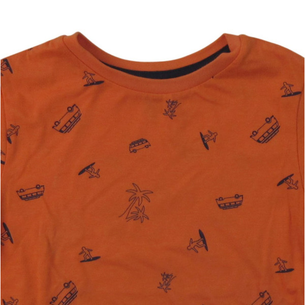 T-shirt met korte mouwen - Okaidi-Obaibi - 104 cm (4 jaar) – Tweedehands baby- en kinderkleding van Okaidi-Obaibi – Les Ptits