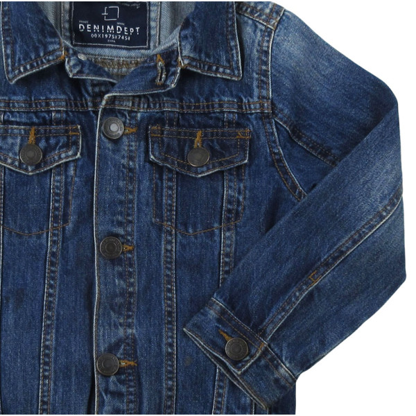 Veste en jean - ZARA - 6 ans (116) – Vêtement d’occasion bébé/enfant Zara – Les Ptits Potes