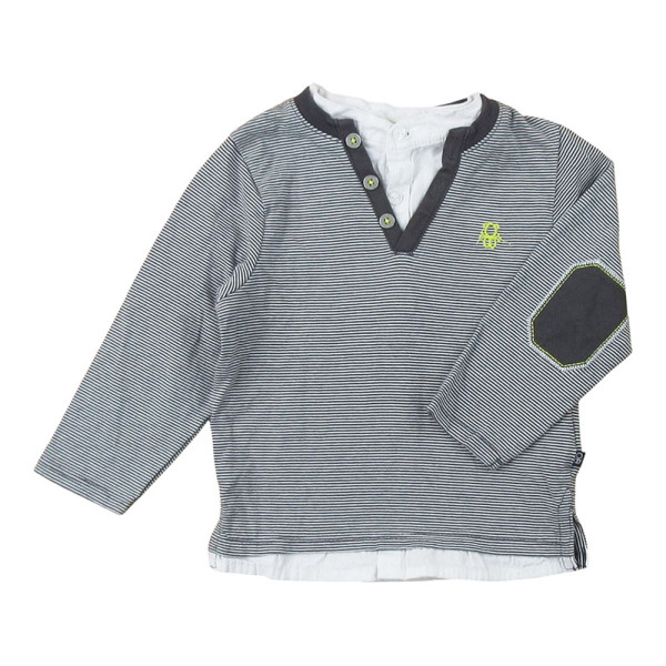 T-shirt met lange mouwen - Okaidi-Obaibi - 74 cm (12 maanden) – Tweedehands baby- en kinderkleding van Okaidi-Obaibi – Les Pt