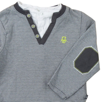 T-shirt met lange mouwen - Okaidi-Obaibi - 74 cm (12 maanden) – Tweedehands baby- en kinderkleding van Okaidi-Obaibi – Les Pt