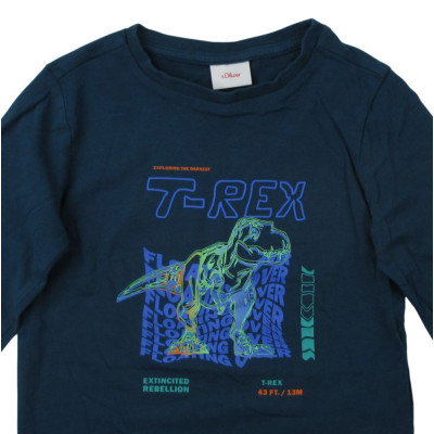 T-shirt met lange mouwen - s.Oliver - 4-5 jaar 104-110 cm – Tweedehands baby- en kinderkleding van s.Oliver – Les Ptits Potes