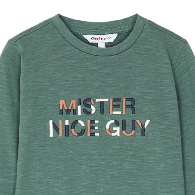 T-shirt met lange mouwen - Kidz Nation - 98 cm (3 jaar) – Tweedehands baby- en kinderkleding van Kidz Nation – Les Ptits Pote