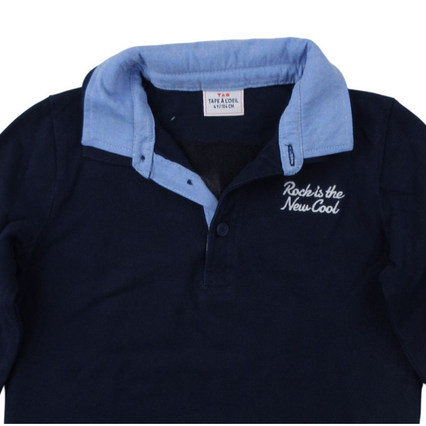 Langarmpoloshirt - Tape à l'Oeil - 104 cm (4 Jahre) – Secondhand-Babykleidung/-Kinderkleidung von Tape à l'Oeil – Les Ptits P