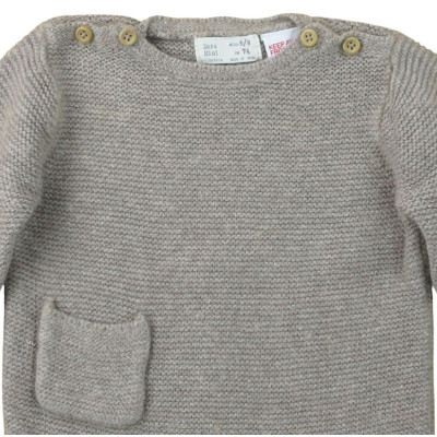 Trui - Zara - 6-9 maanden 74 cm – Tweedehands baby- en kinderkleding van Zara – Les Ptits Potes