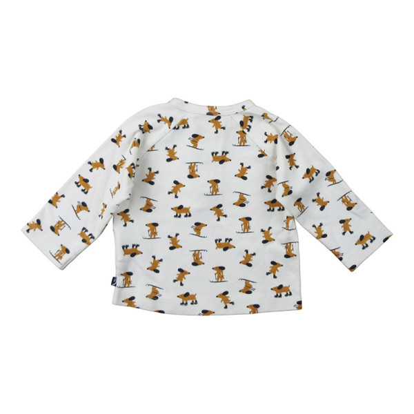 T-shirt met lange mouwen - Sucre d'Orge - 60 cm (3 maanden) – Tweedehands baby- en kinderkleding van Sucre d'Orge – Les Ptits