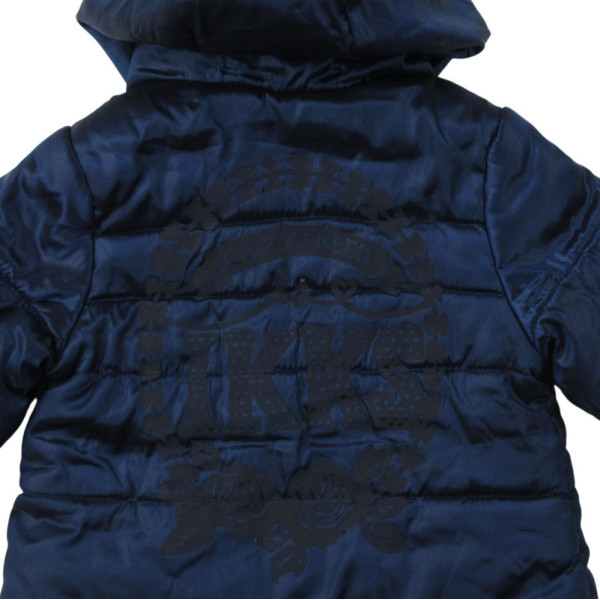 Gewatteerde jas - IKKS - 67 cm (6 maanden) – Tweedehands baby- en kinderkleding van IKKS – Les Ptits Potes