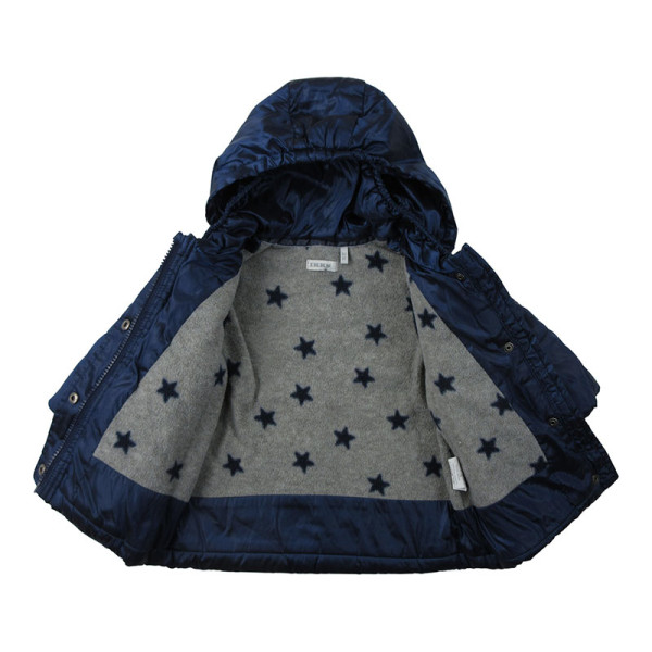 Gewatteerde jas - IKKS - 67 cm (6 maanden) – Tweedehands baby- en kinderkleding van IKKS – Les Ptits Potes