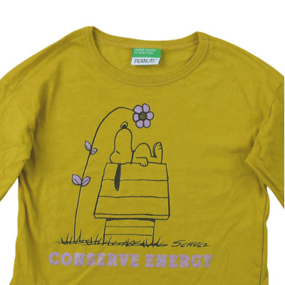 T-shirt met lange mouwen - Benetton - 18-24 maanden (90) – Tweedehands baby- en kinderkleding van Benetton – Les Ptits Potes