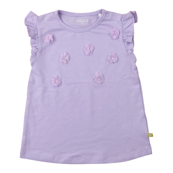 Kurzarmshirt - Staccato - 80 cm (12 Monate) – Secondhand-Babykleidung/-Kinderkleidung von Staccato – Les Ptits Potes
