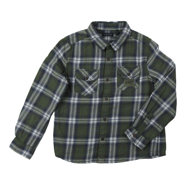Hemd mit langen Ärmeln - IKKS - 104 cm (4 Jahre) – Secondhand-Babykleidung/-Kinderkleidung von IKKS – Les Ptits Potes