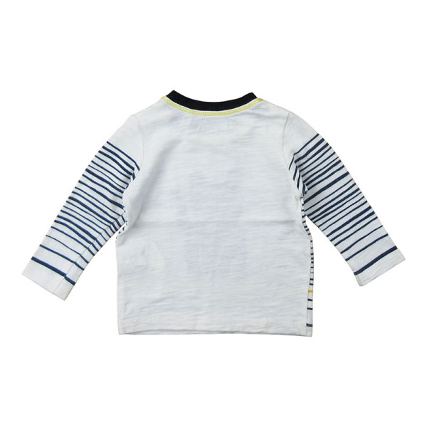T-Shirt - IKKS - 3 mois – Vêtement d’occasion bébé/enfant IKKS – Les Ptits Potes