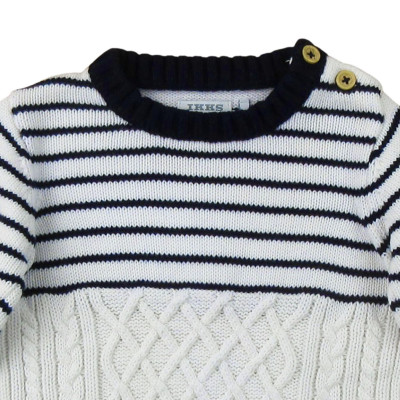 Pullover - IKKS - 12 Monate – Secondhand-Babykleidung/-Kinderkleidung von IKKS – Les Ptits Potes