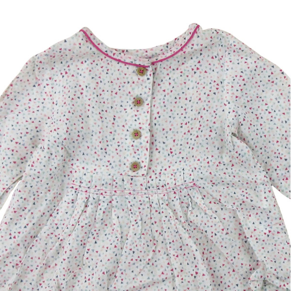 Blouse met lange mouwen - Zara - 12 maanden – Tweedehands baby- en kinderkleding van Zara – Les Ptits Potes