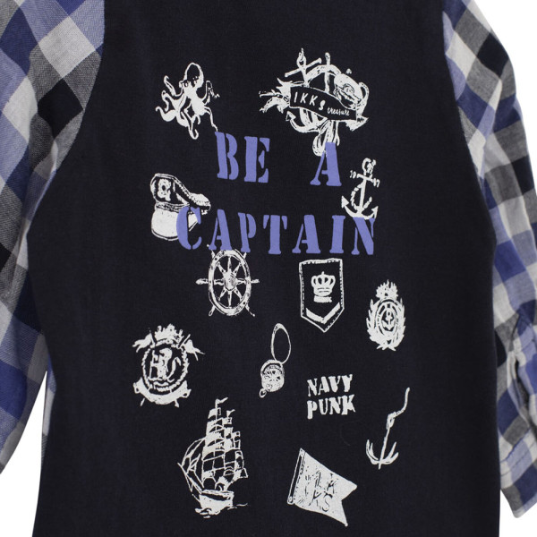 Chemise - IKKS - 6 mois (68) – Vêtement d’occasion bébé/enfant IKKS – Les Ptits Potes