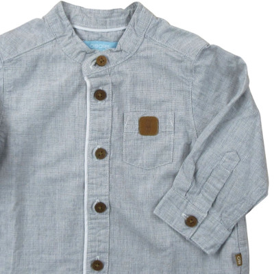 Hemd mit langen Ärmeln - Okaidi-Obaibi - 68 cm (6 Monate) – Secondhand-Babykleidung/-Kinderkleidung von Okaidi-Obaibi – Les P