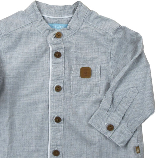 Chemise - OBAÏBI - 6 mois (68) – Vêtement d’occasion bébé/enfant Okaidi-Obaibi – Les Ptits Potes