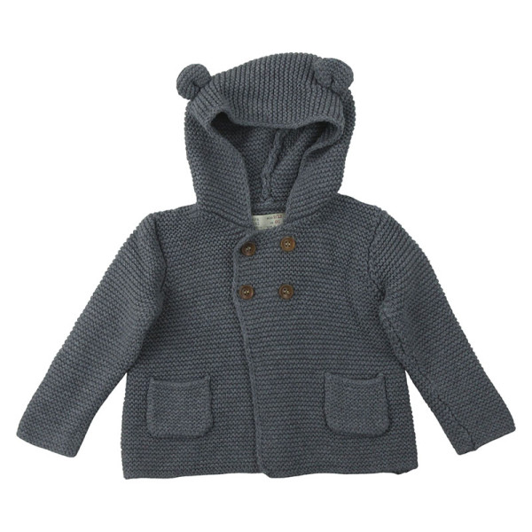 Vest - Zara - 9-12 maanden 80 cm – Tweedehands baby- en kinderkleding van Zara – Les Ptits Potes