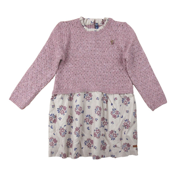 Jurk - Sergent Major - 104 cm (4 jaar) – Tweedehands baby- en kinderkleding van Sergent Major – Les Ptits Potes