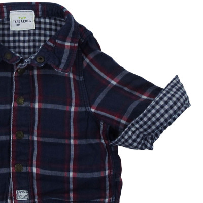 Hemd mit langen Ärmeln - Tape à l'Oeil - 3 Monate – Secondhand-Babykleidung/-Kinderkleidung von Tape à l'Oeil – Les Ptits Pot