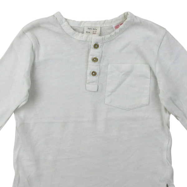 T-Shirt - ZARA - 2-3 ans (98) – Vêtement d’occasion bébé/enfant Zara – Les Ptits Potes