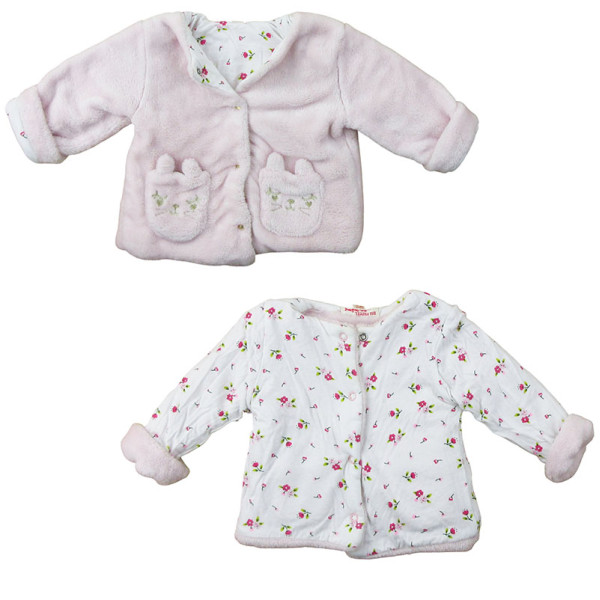 Gilet polaire réversible - DPAM - 6 mois (68) – Vêtement d’occasion bébé/enfant Dpam – Les Ptits Potes