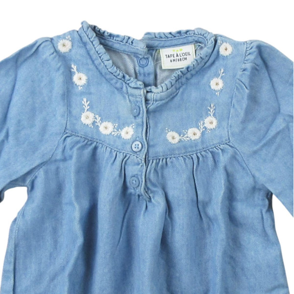 Bluse mit langen Ärmeln - Tape à l'Oeil - 68 cm (6 Monate) – Secondhand-Babykleidung/-Kinderkleidung von Tape à l'Oeil – Les 