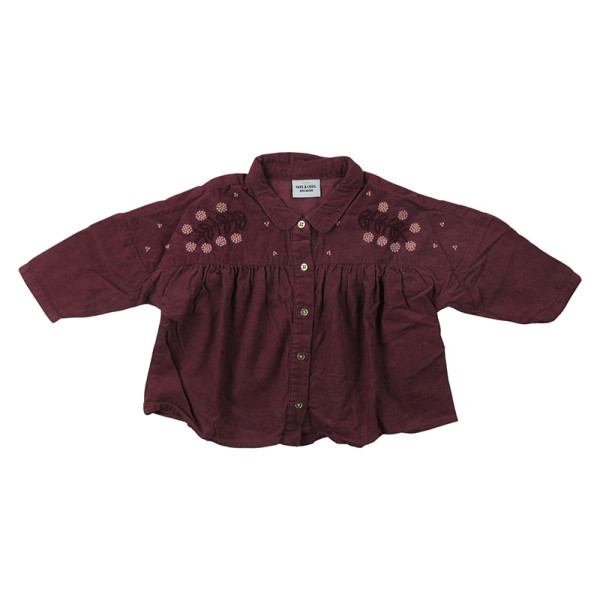 Blouse met lange mouwen - Tape à l'Oeil - 68 cm (6 maanden) – Tweedehands baby- en kinderkleding van Tape à l'Oeil – Les Ptit