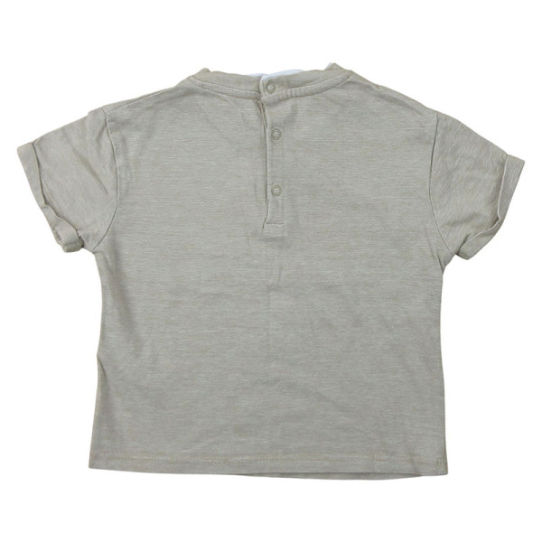 T-Shirt - OBAÏBI - 12 mois (74) – Vêtement d’occasion bébé/enfant Okaidi-Obaibi – Les Ptits Potes