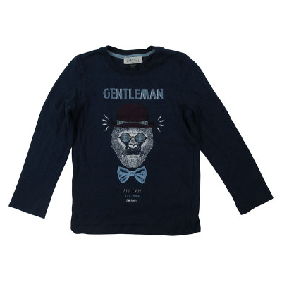 T-shirt met lange mouwen - Jean Bourget - 116 cm (6 jaar) – Tweedehands baby- en kinderkleding van Jean Bourget – Les Ptits P