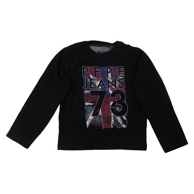 T-shirt met lange mouwen - Pepe jeans - 4 jaar – Tweedehands baby- en kinderkleding van Pepe jeans – Les Ptits Potes
